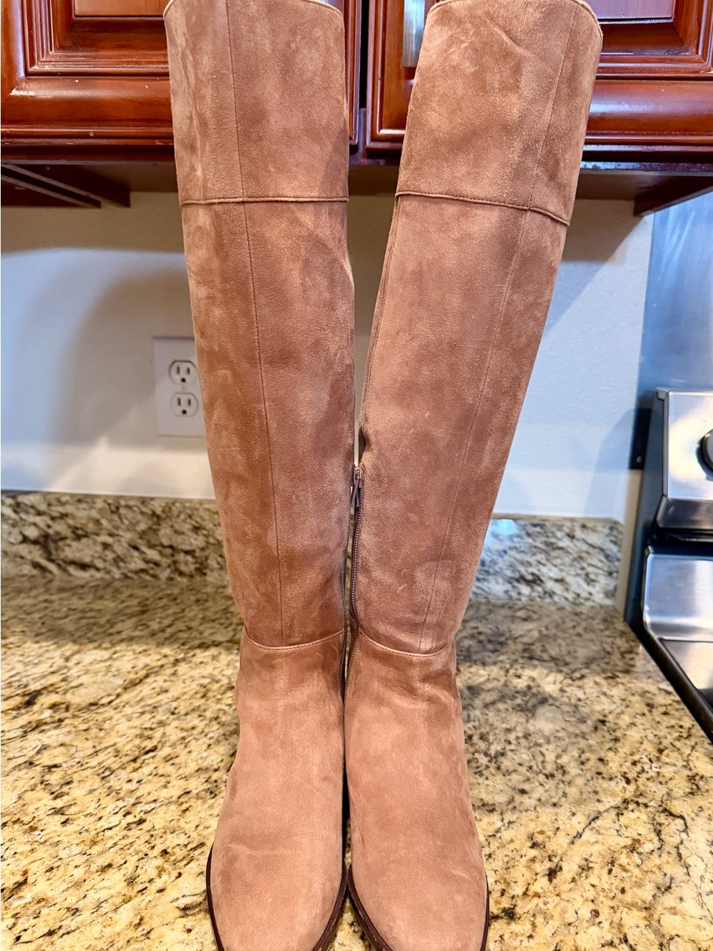 ANTONIO MELANI “Rilee” Over-the-Knee Suede Boots Sz: 5.5